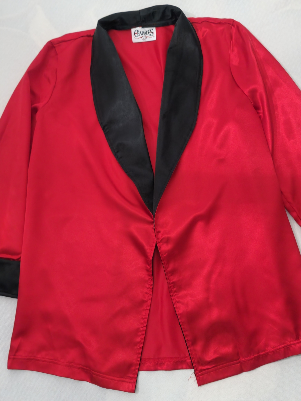 Hugh Hefner Red Satin Robe Costume